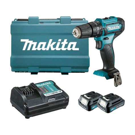 Makita HP333DWYE 12V Cordless Hammer Driver Drill 10 millimeters, 0.375 ...