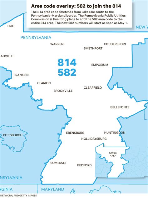 814 Area Code Location Map Time Baltimore Wikipedia