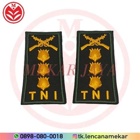 Jual Pangkat PDH Kolonel Infanteri - Hijau/Staff - Kota Bandung - TOKO ...