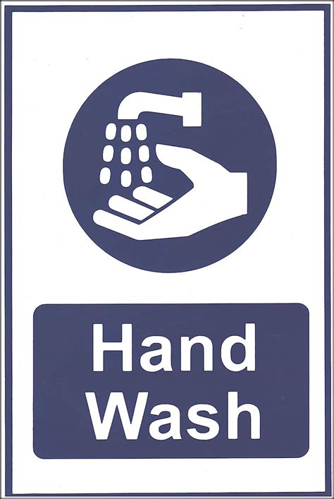 Hand WASH Sticker : Amazon.in: Office Products