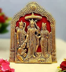 Buy Fashion Bizz Lord Ram Darbar with Lord Laxman, Goddess Sita and ...