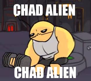 Image result for Alien Chad Hate
