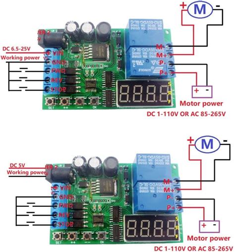 Nurnesy Motor Control Board 12V Timer Motor 5V-24V India | Ubuy