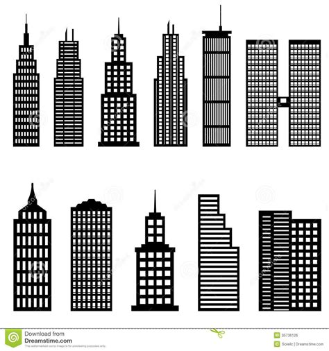 Simple Skyscraper Drawing
