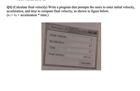 Image result for Calculate Final Speed From Acceleration