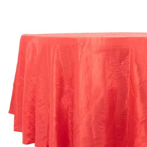 Efavormart 120" Red Accordion Crinkle Taffeta Rectangular Table Cover ...