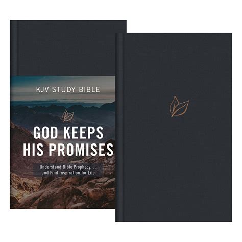 The God Keeps His Promises KJV Study Bible [Slate Leaf ...