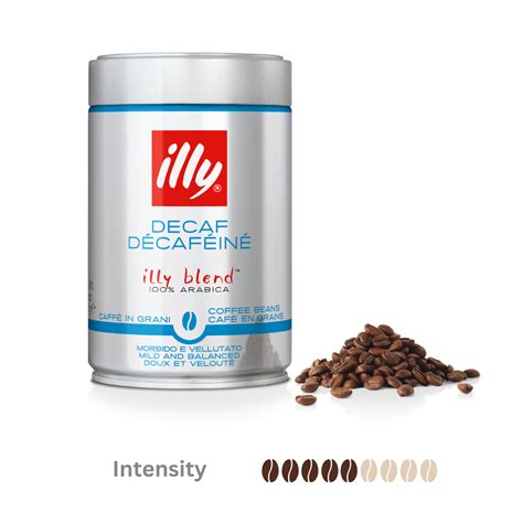 Whole Bean Decaffeinated Classico Coffee - Medium Roast - 250g - illy ...