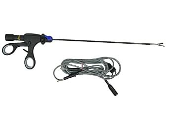 Laparoscopic Bipolar Maryland Curved Jaw Dissector Forceps with Cable ...