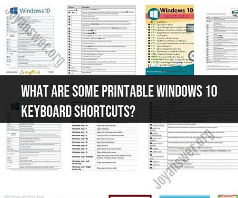 Image result for Printable Windows Keyboard Shortcuts
