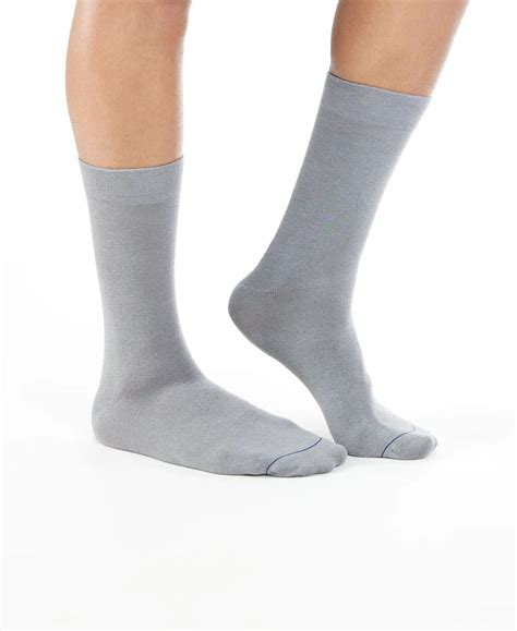 Buy Modal Cotton Crew Length Socks with StayFresh Treatment - Mid Grey ...