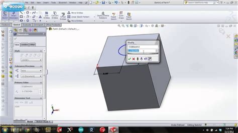 Image result for SolidWorks Part Drawings Cube Tutorial
