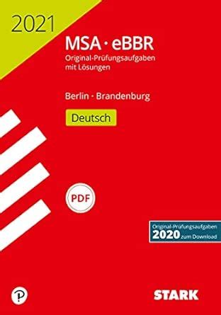 Amazon.in: Buy STARK Original-Prfungen MSA/eBBR 2021 - Deutsch - Berlin ...