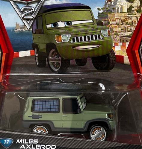 Miles Axlerod Disney Disney Store CARS 2 MILES AXLEROD 1:43 DIE CAST