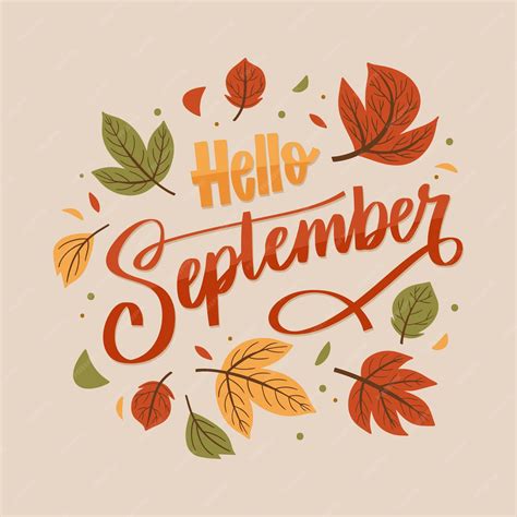 September Leaves Clip Art Free