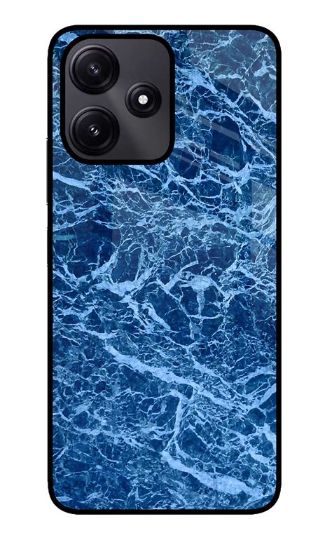 Buy Now Blue Marble Glass Case for Poco M6 Pro 5G Online | Casekaro