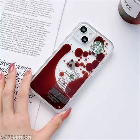 iPhone 14 Transparent Starbucks Case with Floating Cup - Caramel – CASESILY