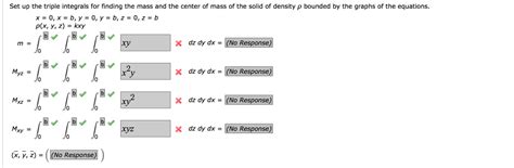 Image result for Finding Mass Using a Triple Integral