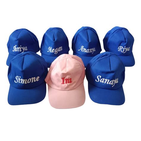 Personalized Embroidered Caps – Pebel