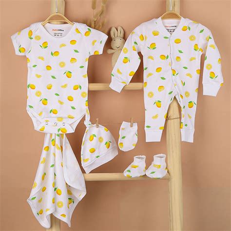 Baby Essential Gift Set | Pack of 6 | Lemon – Moms Home