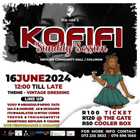 Kofifi Sunday Session, Refilwe Community Hall, Cullinan, 16 June 2024 ...