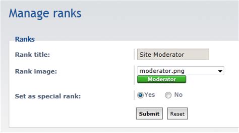 Image result for Moderator Ranks