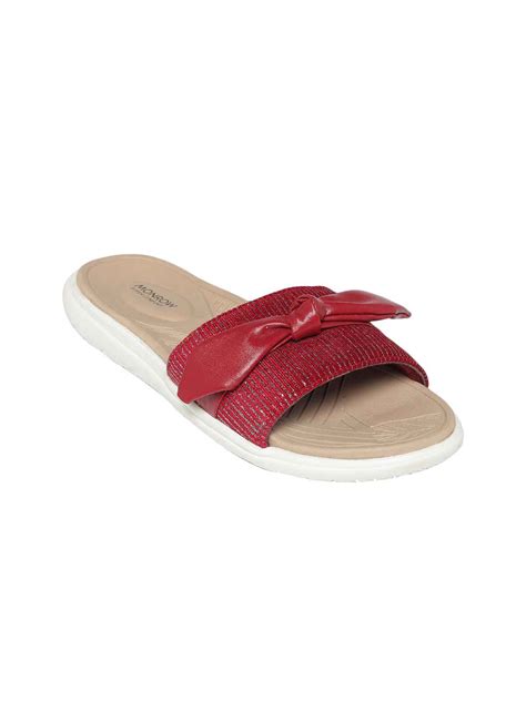 Ari Maroon Flats – Monrow Shoes