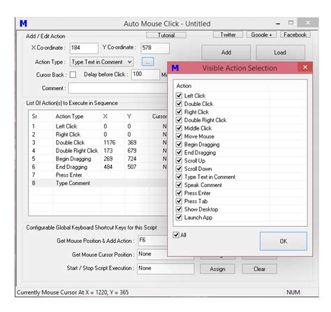 Program for Mouse Clicks 的图像结果