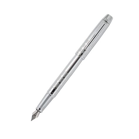 Parker Odyssey Shiny Chrome| Chiselled Chrome Trim| Fountain Pen ...