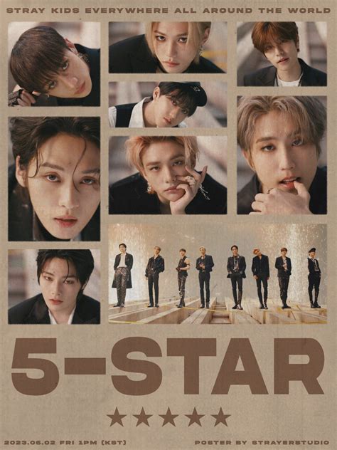 5-Star Teaser Poster for Stray Kids