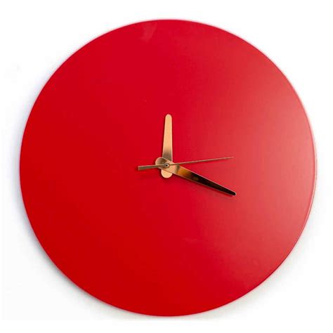 Colorful and Modern Design Wall Clock in Wood