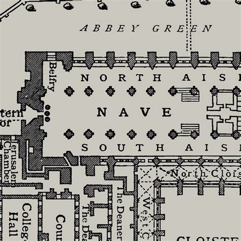 Westminster Abbey London Floor Plan Poster Religious Building - Etsy
