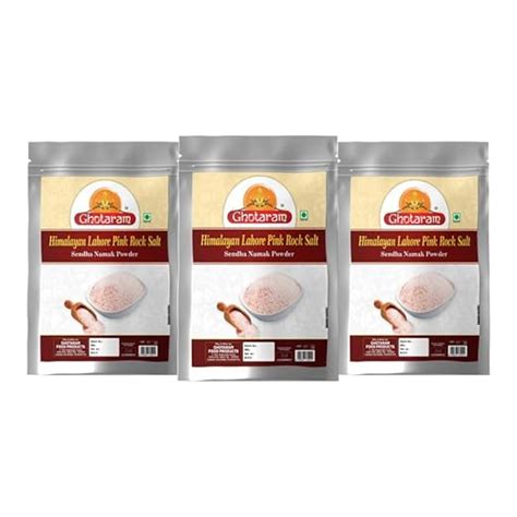Ghotaram Organic Lahori Sendha Sindhav Saindhava Sandha Namak Lavana ...