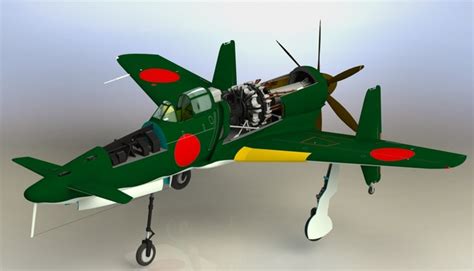 九州 十八試局地戦闘機 震電 J7W | 3DM Syusaku9