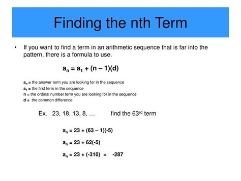 Image result for Finding the Nth Term Algebraic Pattern