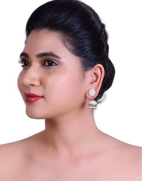 Traditional Freshwater Seed Pearl Tops With Jhumka Changeable