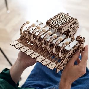 Buy UGEARS Mechanical Celesta 3D Puzzles - DIY Functional Musical ...