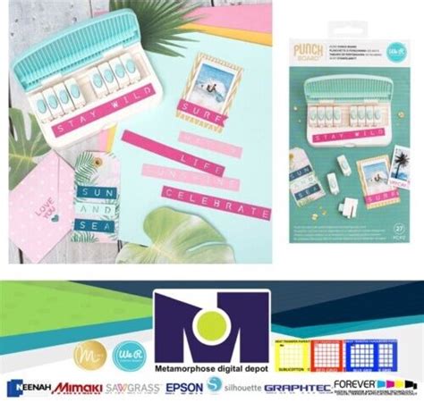 We R Memory Keepers Word Punch Board 661599 by American Crafts | Michaels