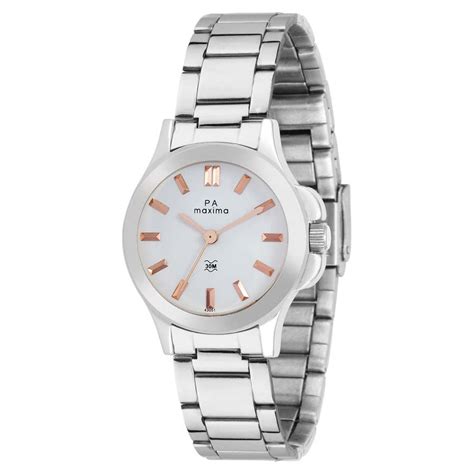 Maxima ATTIVO Women White Dial Analogue Watch - 42903CMLI