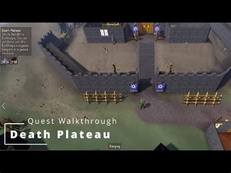 Death Plateau Quest Walkthrough OSRS - YouTube