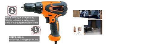 MLD Torque Adjustment System Electric Screw Driver Cum Drill Machine ...