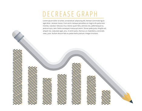 Image result for Decreasing Graph Arrow Design