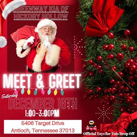 Meet & Greet with Santa, Greenway Kia Hickory Hollow, Smyrna, 16 ...
