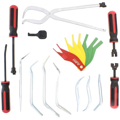 Abn Brake Drum Tool Kit 15-Piece Service Brake Kit with Spring Pliers ...
