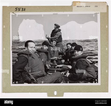 Getting a Close Up. A boat crew from the USCGC ACUSHNET (WAT-167 ...