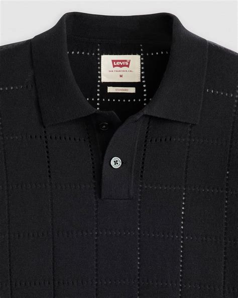 Sweater Knit Polo - Black | Levi's® NO