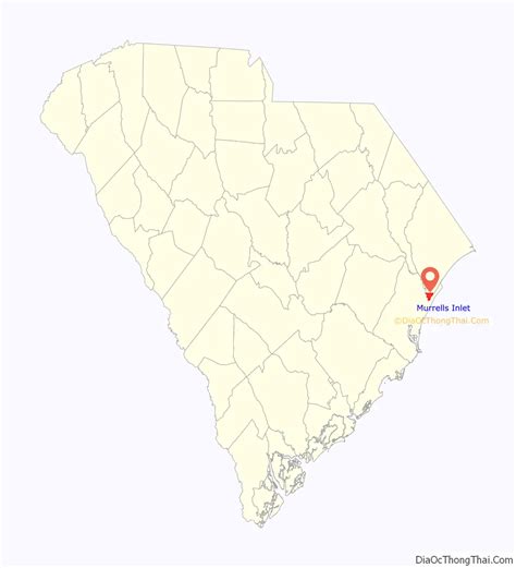 Map of Murrells Inlet CDP - Thong Thai Real