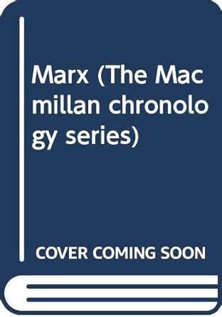 Buy Marx, life and works (Macmillan chronology series) Book Online at ...