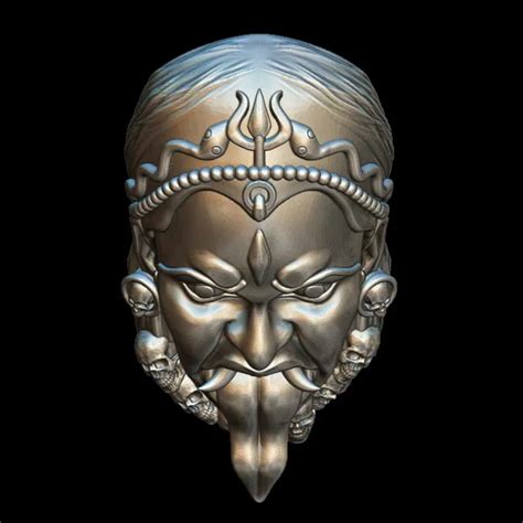 Buy Kali Ma 3D Model Jewelry Design - Divine Pendant