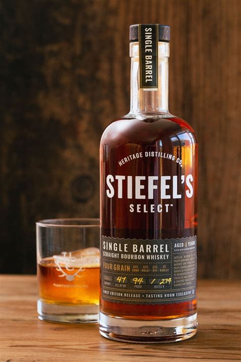 Heritage Distilling Co Stiefel's Select Single Barrel: Four Grain ...